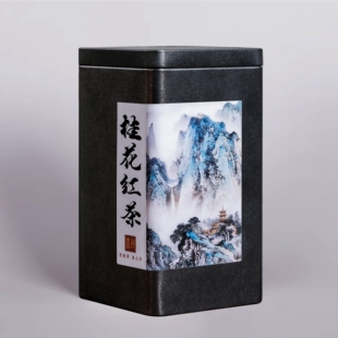 桂花红茶正山小种红茶新茶非特级浓香型茶叶罐装礼盒装批发500g