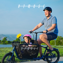 美国atmose mini cargo bike宠物自行车大狗载物亲子电助力自行车