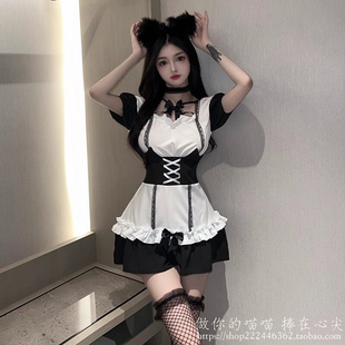 女仆制服套装 纯欲日系萝莉套装 零点整：奶凶猫咪 保密发货 性感co