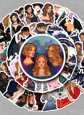 100张Acotar Merchandise周边贴纸高颜值装饰防水iPad电脑贴纸