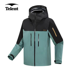 Telent天伦天专业三防冲锋衣男女户外防风防水透气徒步登山外套