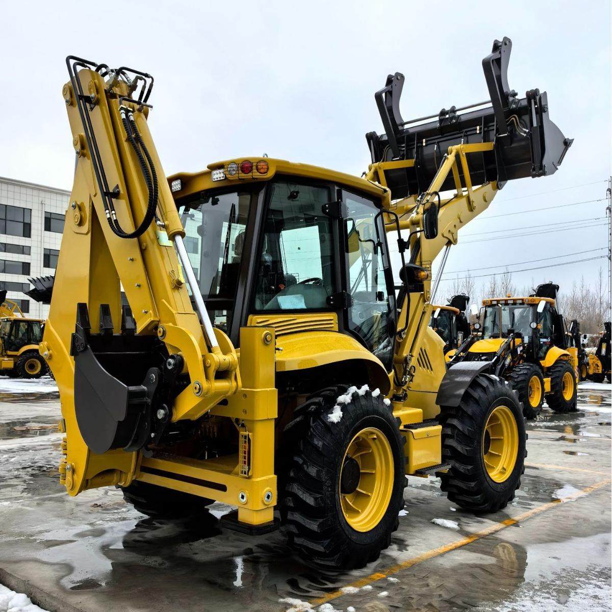 明工挖掘装载机多功能两头忙一体机农用铲车全新工地轮式 挖机,五金/工具,挖掘机,淘宝优惠券,粉丝福利购,淘宝优惠卷