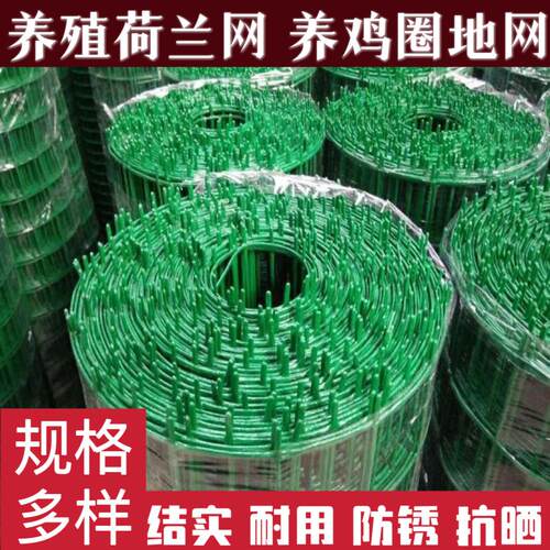 养殖荷兰网、护栏网围栏、圈山圈地铁丝网 安固达 养鸡网 养鸭网