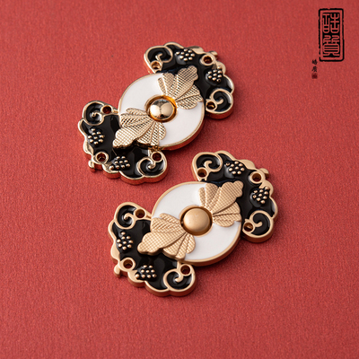 皓质原创新品汉服子母扣