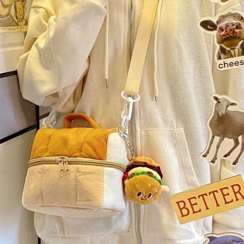 2024新款可爱吐司包面包数码包ccd拍立得斜挎单肩相机包单反包女