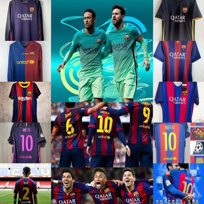 经典复古Barcelona巴萨梅西球衣巴塞罗那主客场长短袖足球服队衫