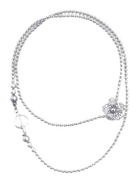 2025新款小众珍珠毛衣链项链女长款蕾丝金属925银针天然珍珠耳钉