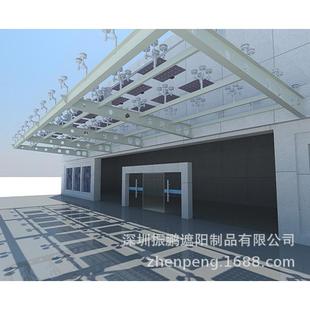 广东厂家钢结构雨棚供货H工字钢异型挑梁牛腿支架钢结构玻璃雨棚