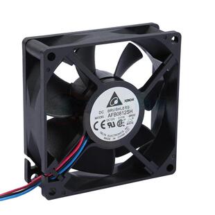 DELTA台达12V直流风扇 AFB0812SH 0812 8cm大风量双滚珠散热风扇