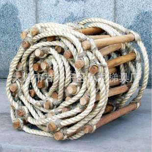 供应木棍软梯 折叠救生安全绳梯 逃生梯 工程专用软梯 软爬梯