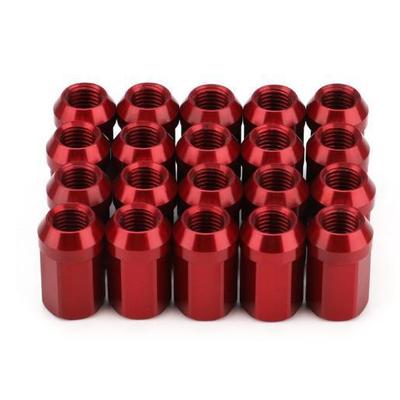 改装轮毂轮毂螺母7075航空铝合金轻量化螺母Hex 17mm 长度32mm