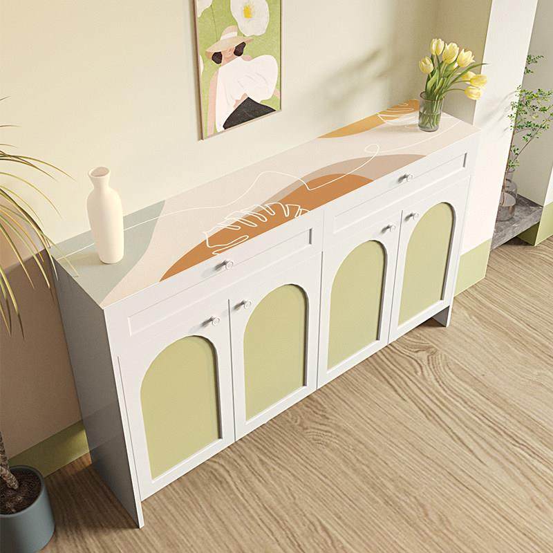 莫兰迪餐边柜桌垫电视柜桌布长条防水免洗pvc皮革台面鞋柜防脏垫,居家布艺,桌布,淘宝优惠券,粉丝福利购,淘宝优惠卷