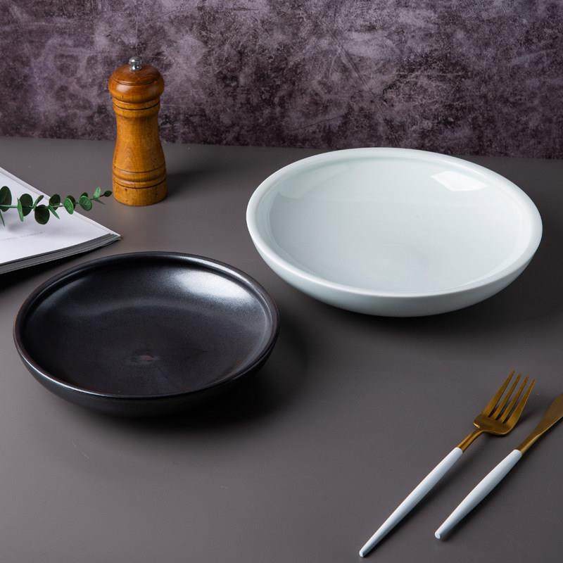 中式陶瓷白色冷凉菜盘汤盘菜盘浅盘浅碗汤碗酒店会所饭店餐厅餐具,餐饮具,盘,淘宝优惠券,粉丝福利购,淘宝优惠卷