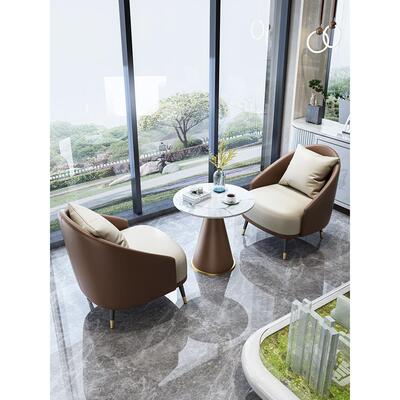 斯堪的纳维亚酒店大堂阳台售楼处美容院接待区休息区接待洽谈沙发