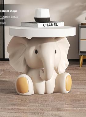 创意大象家换鞋凳客厅入口装饰品家庭装饰简单的孩子的凳子生日礼