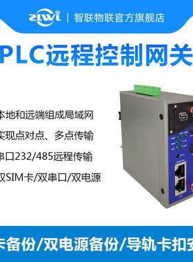 PLC远程控制模块监控下载无线编程通讯调试4G卡转网口串口485/232