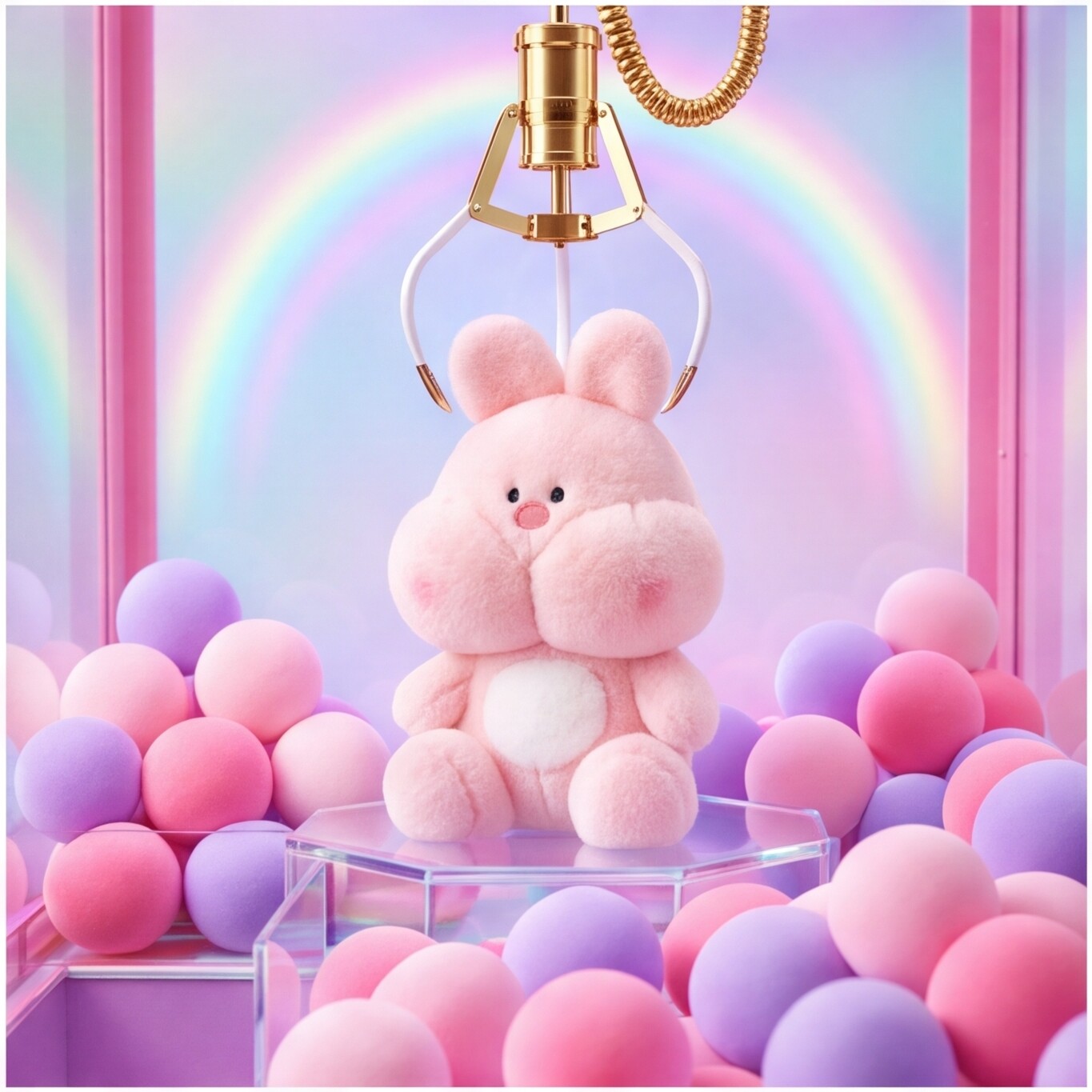 八寸毛绒抓娃娃机公仔生日礼物