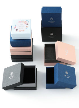 （单排不发）饰品耳环戒指项链盒饰品盒子首饰盒包装盒礼盒