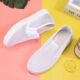 一脚蹬软底工作网鞋 轻便舒适女护士鞋 女 白色老北京帆布鞋 春夏季
