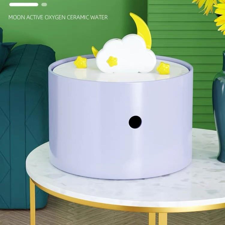 猫咪饮水机流动陶瓷饮水器狗狗喂水碗自动循环过滤猫用喝水器用品