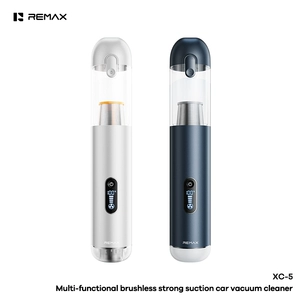 Remax Car Vacuum Cleaner Car Home Многофункциональное супер-напряженное всасывание и продувание интегрированного светодиодного аварийного освещения