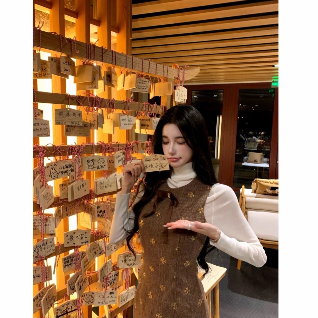 恩霖专属 Barb Chill鎏金比利弗小香吊带连衣裙