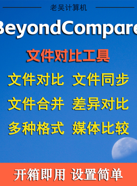 Beyond Compare文件差异对比工具文件夹合并同步图片表格比较软件
