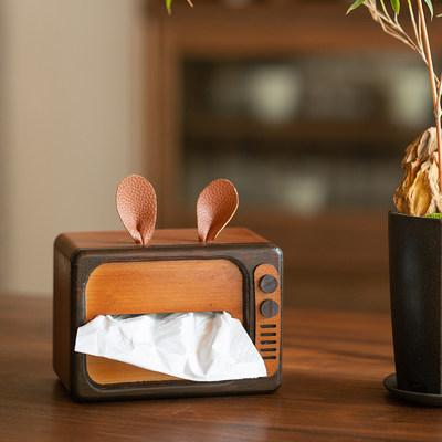 果设纸巾盒兔子耳朵造型