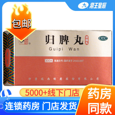 【仲景】归脾丸(浓缩丸)0.375g*300丸/盒