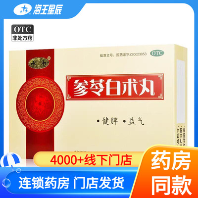 【宝仁堂】参苓白术丸6g*9袋/盒