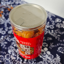 方集老面猫耳朵210g罐装童零食香薄脆香辣味片片脆休闲小吃特产