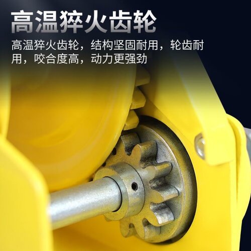 手摇绞盘双向自锁式小型钢丝绳葫芦吊机拖车重型手动提升机手摇式