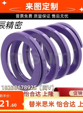 紫色弹簧TY46-50/60/70/80/90/100/110/125/150/175/200/250/300