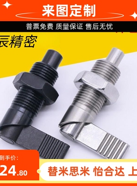 PMXRM12 PMXRB12 PMXRB10 PMXRM10 分度销 旋钮柱塞 L型粗牙CN227