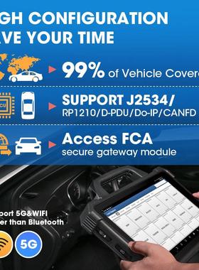 X431 PADVII ELITE汽车故障诊断仪在线编程诊断海外版LAUNCH