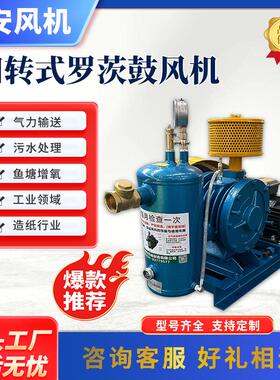 回转式鼓风机低噪音HC-251S 0.55kw 污水处理曝气回转式鼓风机