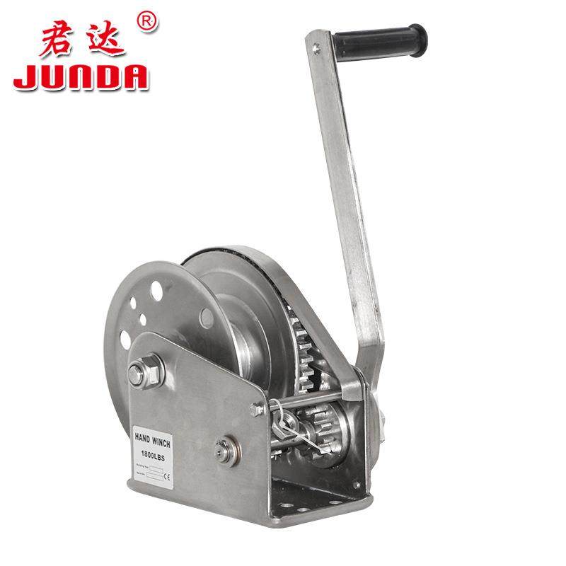 304不锈钢手摇绞盘 自刹车手动绞车手摇卷扬机牵引机1200磅小吊机,汽车零部件/养护/美容/维保,汽车越野绞盘,淘宝优惠券,粉丝福利购,淘宝优惠卷