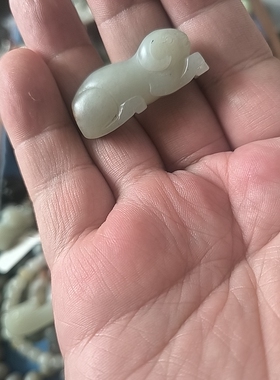 和田玉籽料生肖羊526003
