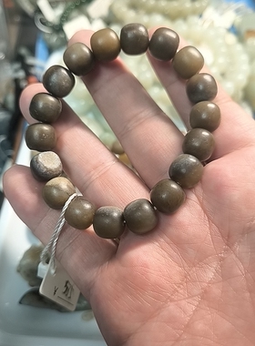 和田玉糖玉籽料11x12毫米手串625103