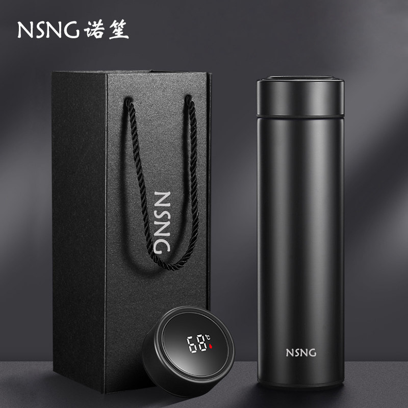 诺笙NSNG智能保温杯高档男士2026新款不锈钢泡茶水杯子教师节礼物