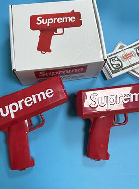 电动连发喷钱枪美金喷钱玩具钞票枪money gun婚礼生日派对玩具厂