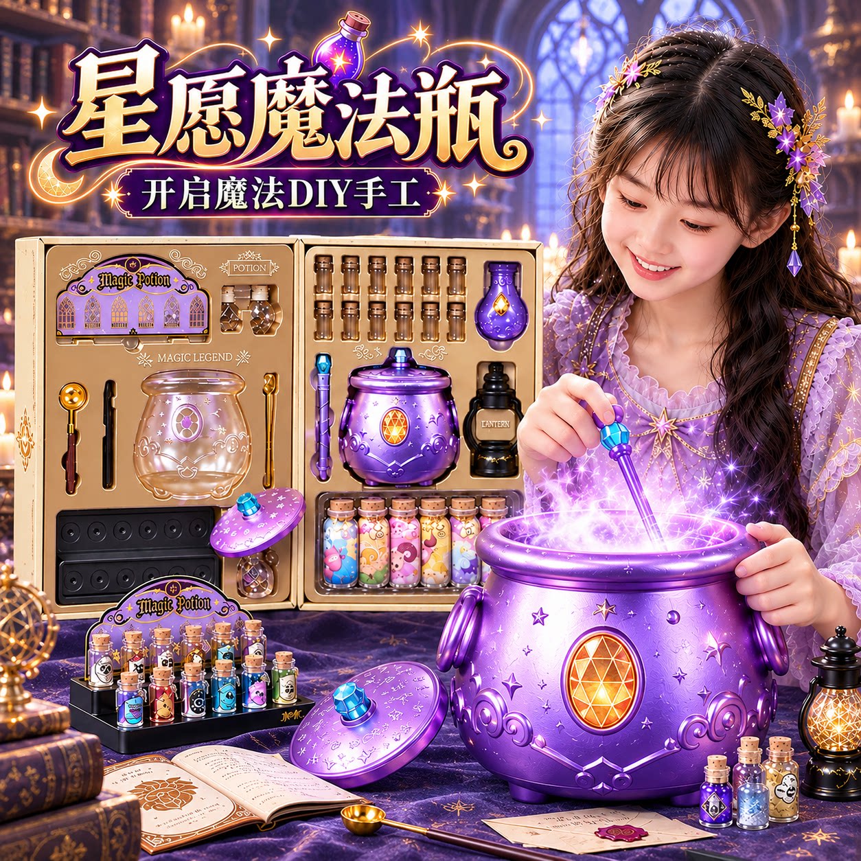 星愿魔法瓶儿童过家家女孩玩具图片