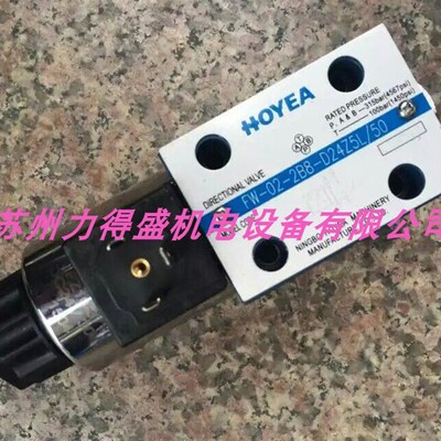 原厂HOYEA华液FW-02-2B2-D24Z5L/50电磁Y阀 拍前咨询