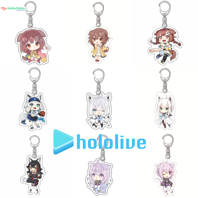Hololive Gamers 白上吹雪 戌神沁音 猫又小粥 亚克力挂件钥匙扣