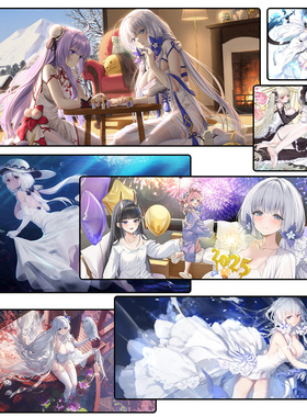 碧蓝航线光辉锁边超大鼠标垫 HMS Illustrious 键盘垫游戏周边