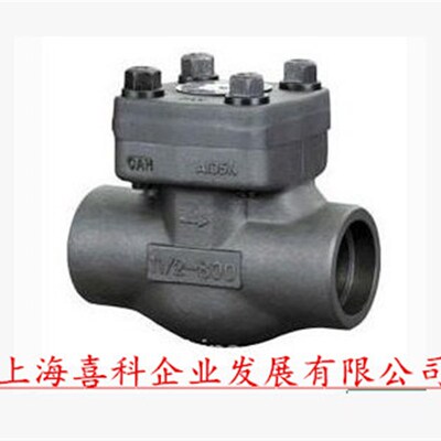 H64H-800LB美标mA105锻钢插焊旋启式止回阀 DN15 20 25 32 40 50