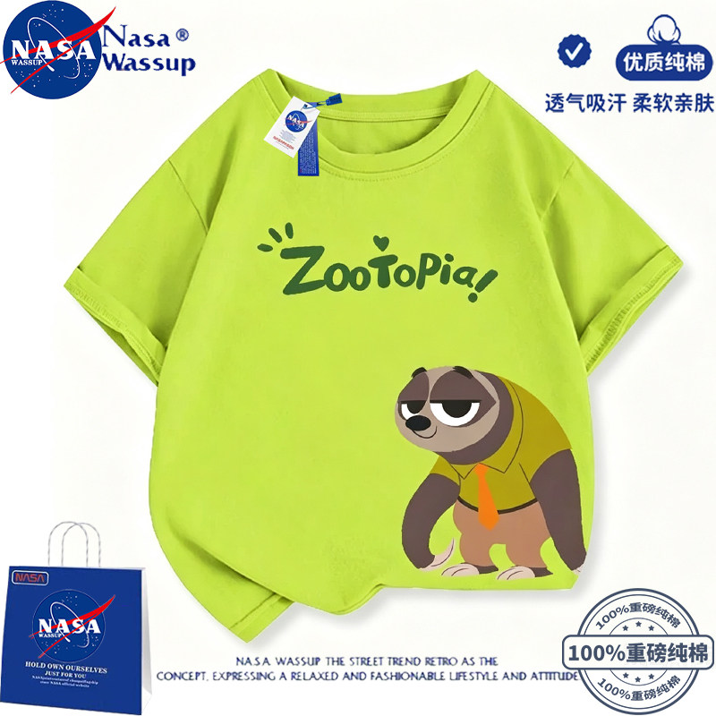 NASA周边疯狂动物城朱迪T恤