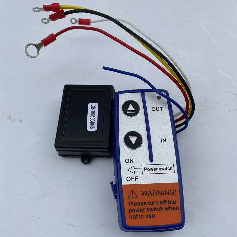 鼎欣电动绞盘控制无线遥控器 12V 24V继电器 直流吊机远程通用