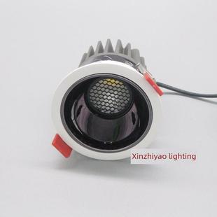 卡尔防眩光芯聚光灯天花板客厅Led筒灯蜂窝网嵌入式 M55无主灯窄框