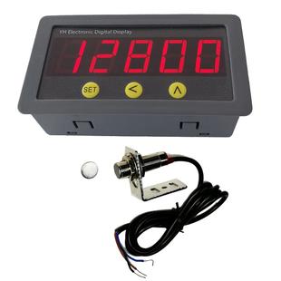 高精度数显测速表转速表电机马达测速仪带霍尔传感器直流转速表